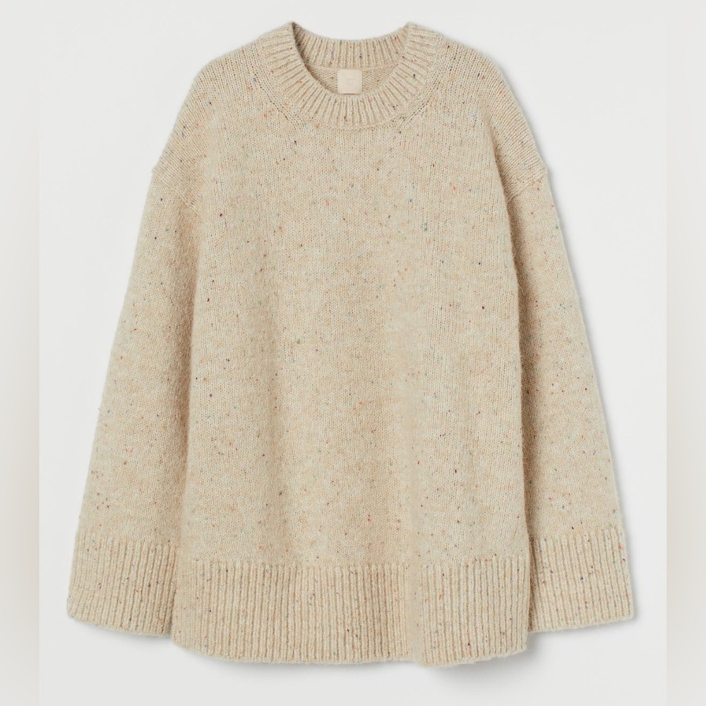 H&M Premium alpaca wool blend oversized sweater